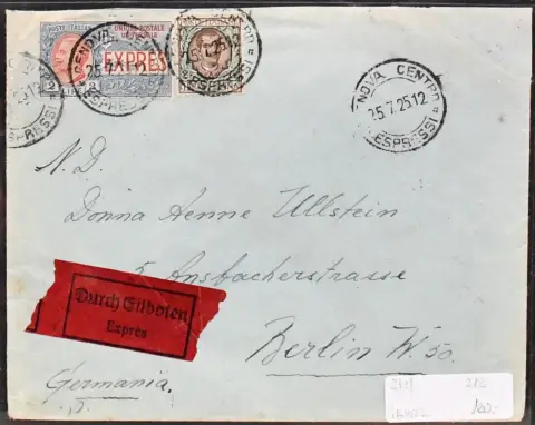 Włochy, 1855-1964, 55 wyłącznie lepszych całostek ze starego zapasu handlarza z Koblencji z realną, często także wyjątkowo niską wyceną pojedynczą o łącznej wartości 1767,- euro, przeważnie starszy materiał do lat 30. XX wieku, z kilkoma starymi państwami włoskimi, całostkami, listami poleconymi, itd. W tym także Watykan i Rodos