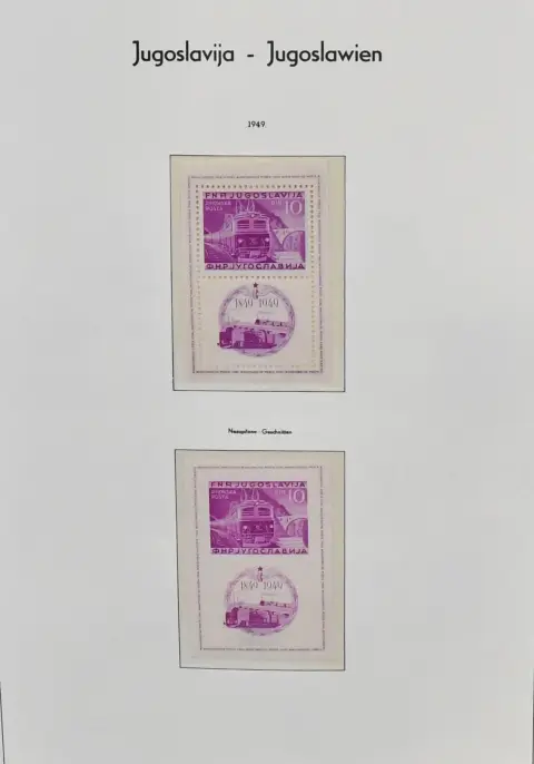 Jugosławia, 1945-1989, kompletna kolekcja ** bez podlepki w dwóch albumach Leuchtturm, od Bl. 3I, II, pary lotnicze, Bl. 4A/B, 583/86, 611/15, 616/20, 628/39, 644/52, Bl. 5 itd., oraz cała nowoczesność, dopłata obowiązkowa, służba i porto. Mi. 4800,-