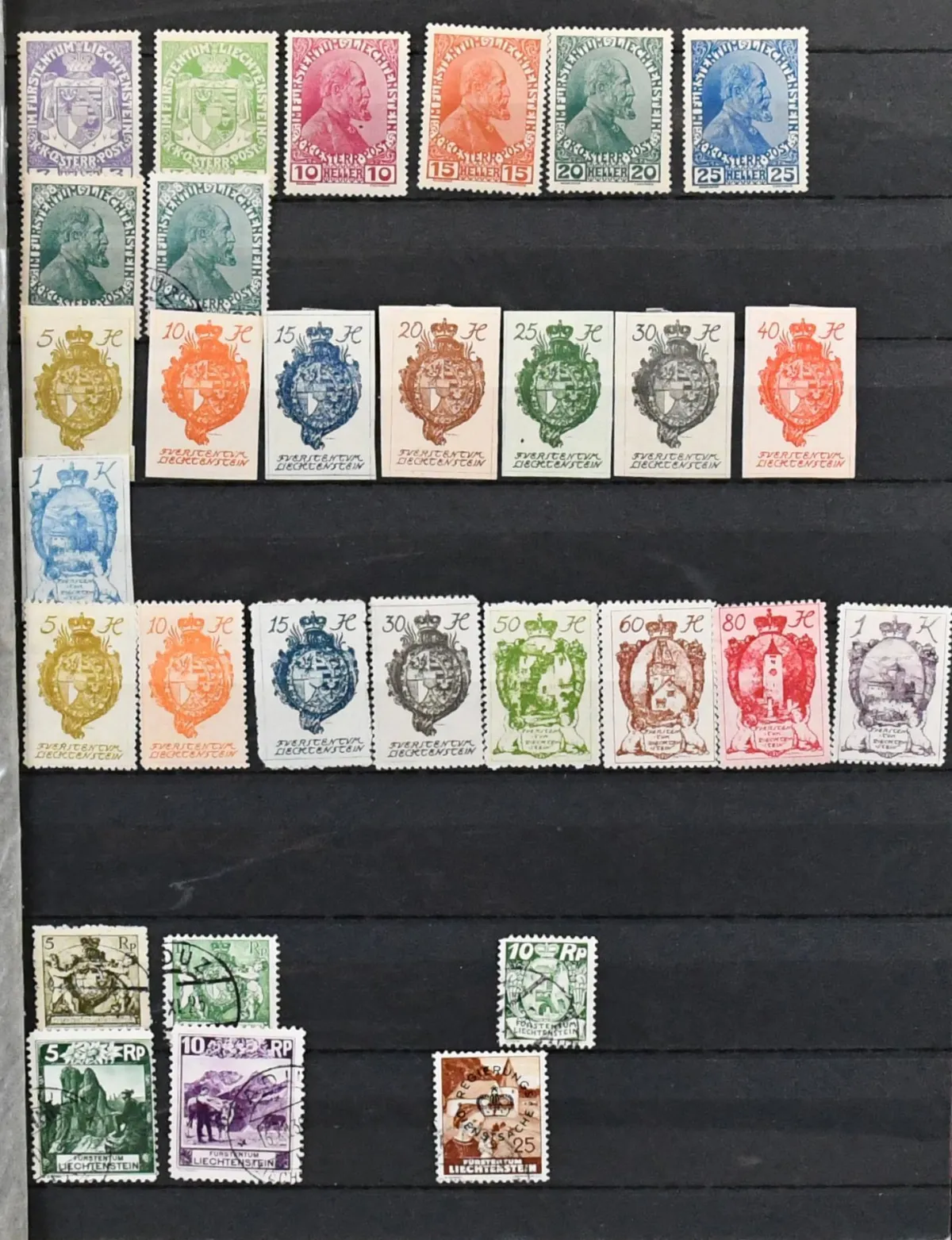 Liechtenstein, mint collection from 1960 to 2017 (!) apparently complete in e-book. The valid face value from 1996 alone amounts to 1050,- CHF. (= ...