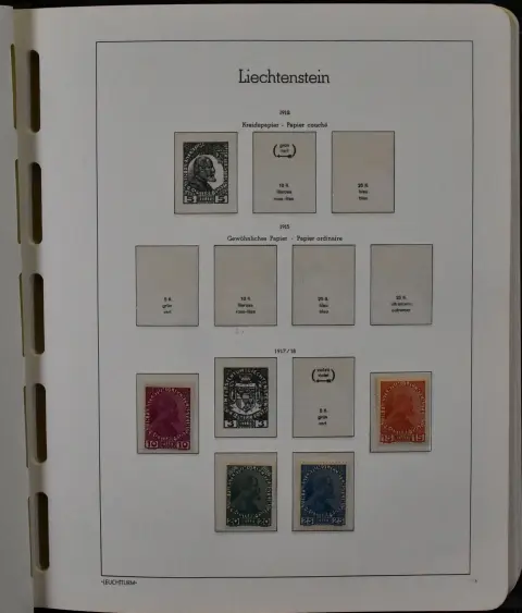 Liechtenstein, 1917/2004, Slg. mit Nr. 17/42 zweimal postfr. (Mi. 130,-), 105 gest. (350,-), von 1961-2004 postfrisch kpl., in zwei zwar neuwertigen, aber aus…