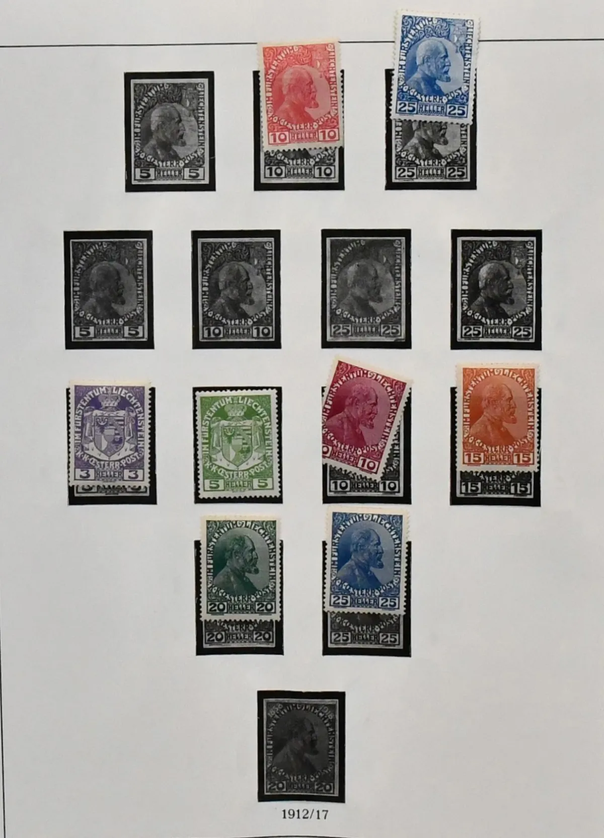 Liechtenstein, 1912/1987, postfrische, anfangs teils ungebrauchte Slg., ab Nr. 2/3, in zwei neuwertigen Lindner-Vordruckalben je mit Schuber. Dabei Nr.…