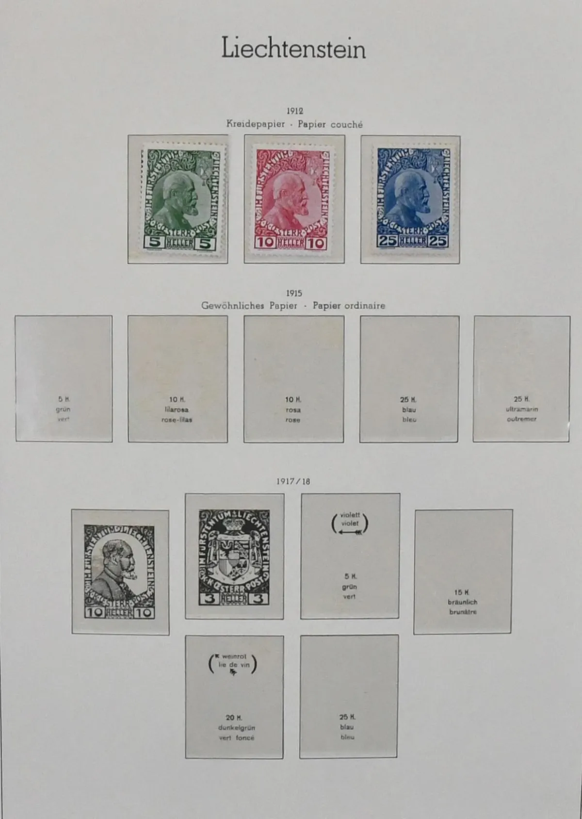 Liechtenstein, meist postfrische, anfangs ungebrauchte Slg. mit u.a. guten Nr. 1/3, 75/81, 97, 100, 183/85 postfr. usw., von 1961-1995 postfr. kpl., im…