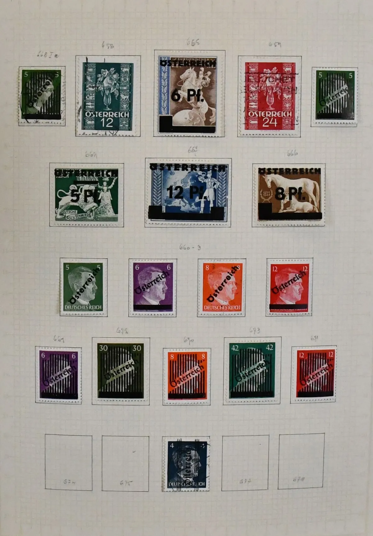 Austria, 1945/1985, collection in both conditions, from no. 668/73, with Va/Vc, certified Zenker BPP, etc., from no. 697 (without no. 952/54, 960/63 and a few...