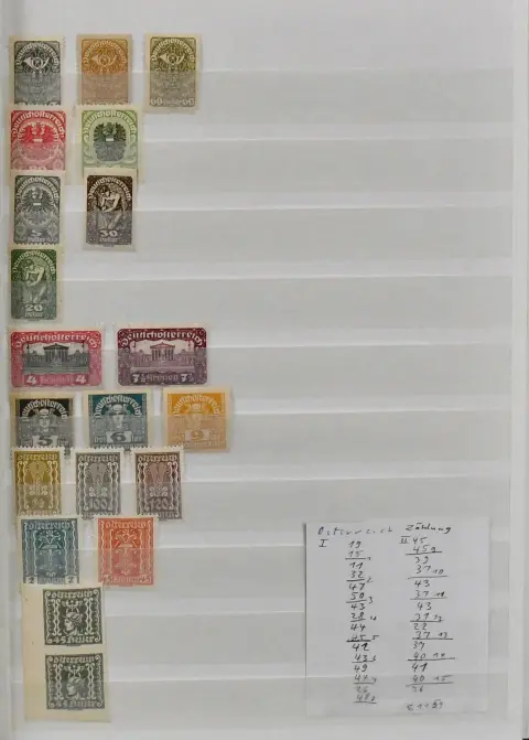 Autriche, coll. avec entre autres n° 609/12 neuf, de 1971-2001, complète postfr. sauf quelques émissions, dans épais album. Mi. 1100,-
