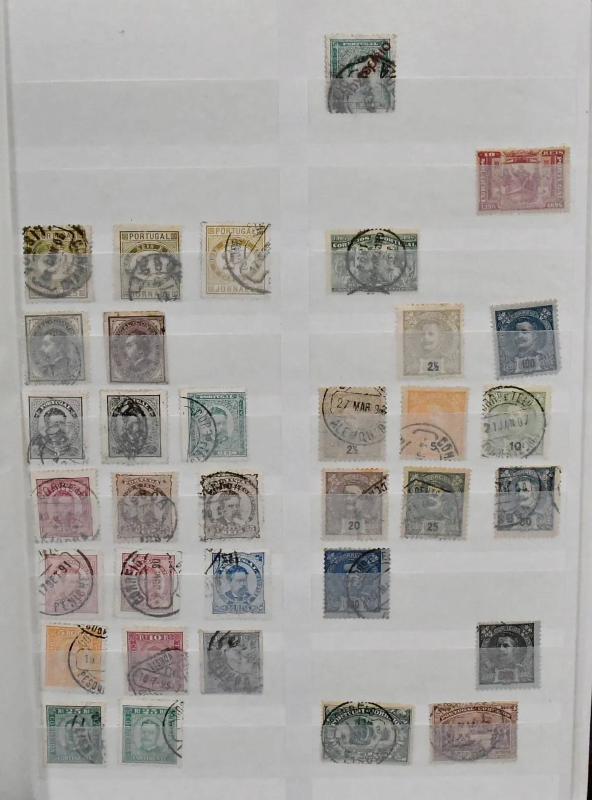 Portugal, 1876-2001, coll. in both conditions in two albums, well filled after 1945 with many postfr. issues, including the Europa issues 1965-76 partly duplicated, many block issues etc. Also Azores and Madeira