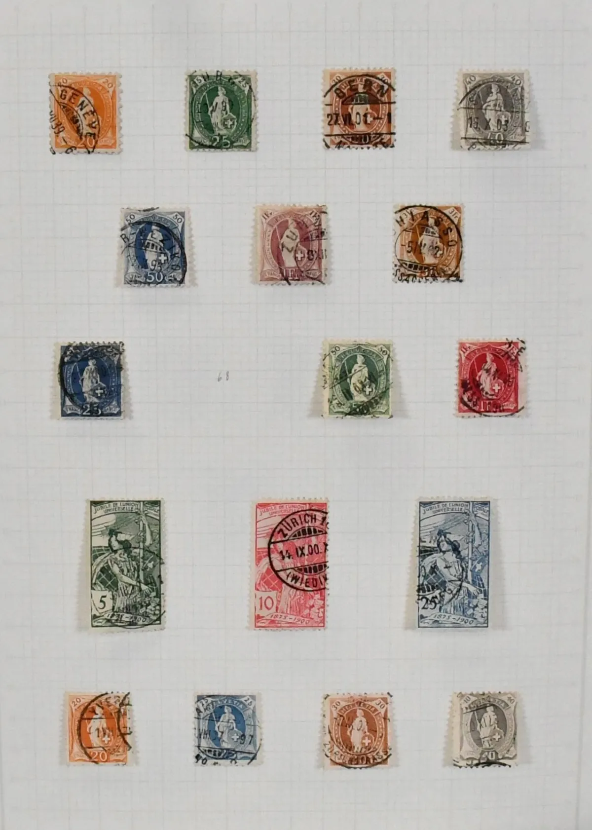 Switzerland, ca. 1900-1981, collection in all conditions on sheets, from seated Helvetia, postage stamps, Pro Juventute almost complete, Bl. 2, Pro Patria complete, from…