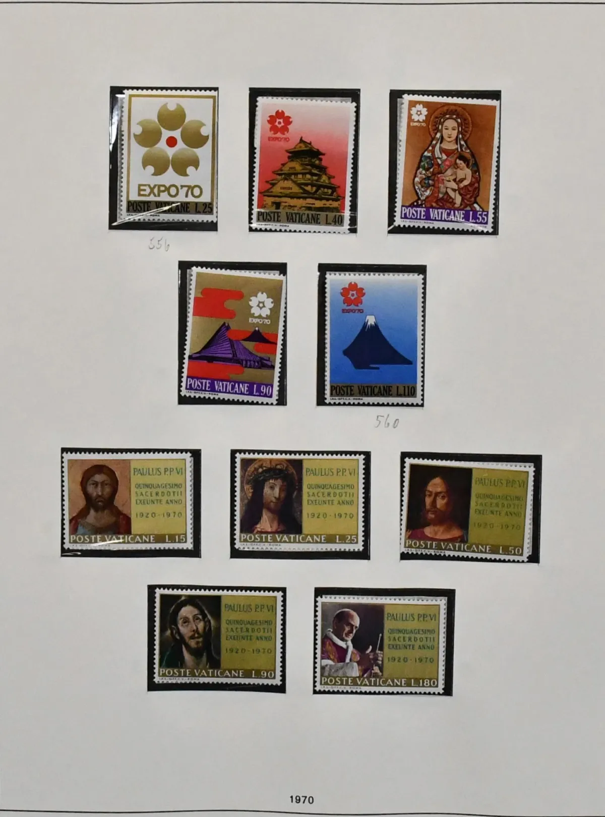 Vatican, 1970-2000, almost complete mint collection in two SAFE albums, stamp booklets included. Mi. nearly 1000,-