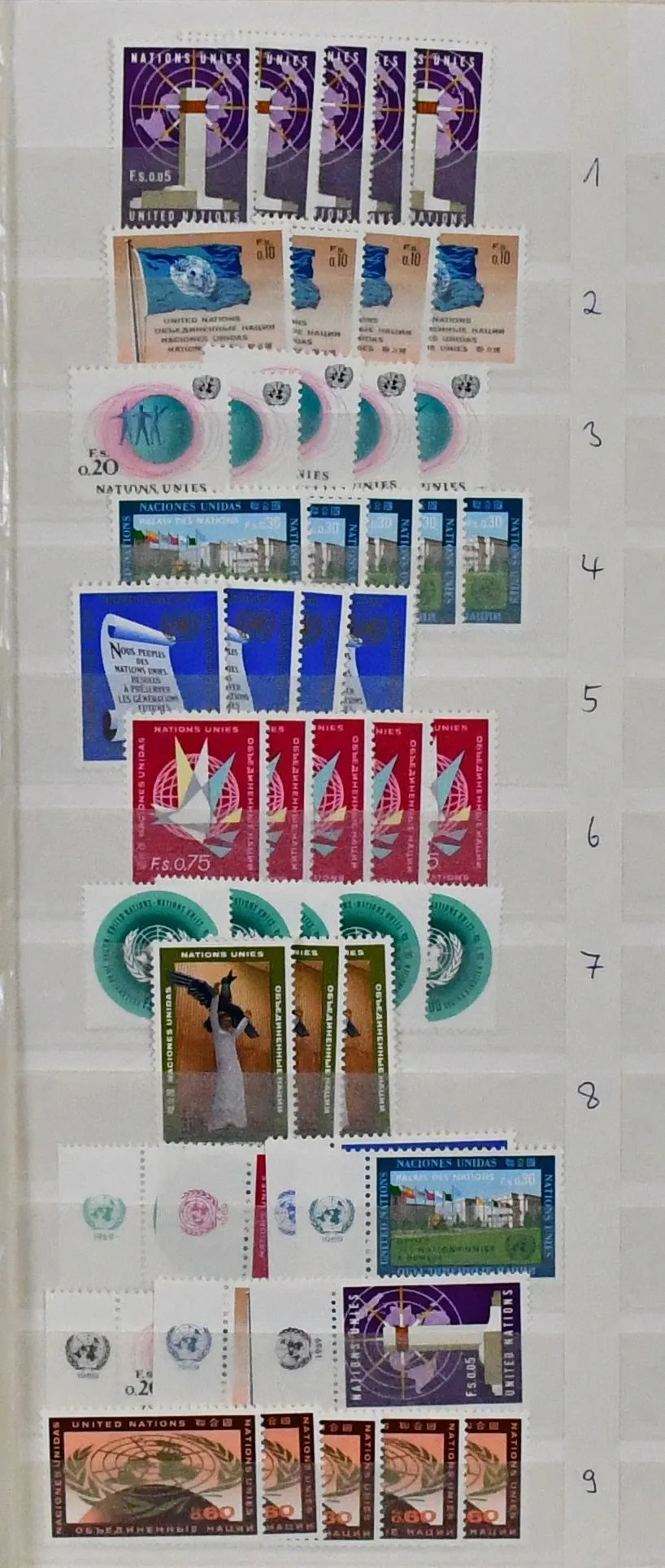 Genève, 1969/2004, stock postfrisches, commençant par le n° 1, riche en variétés, avec quelques blocs, dans classeur Schaubek. Rien que la valeur nominale valide s'élève à…