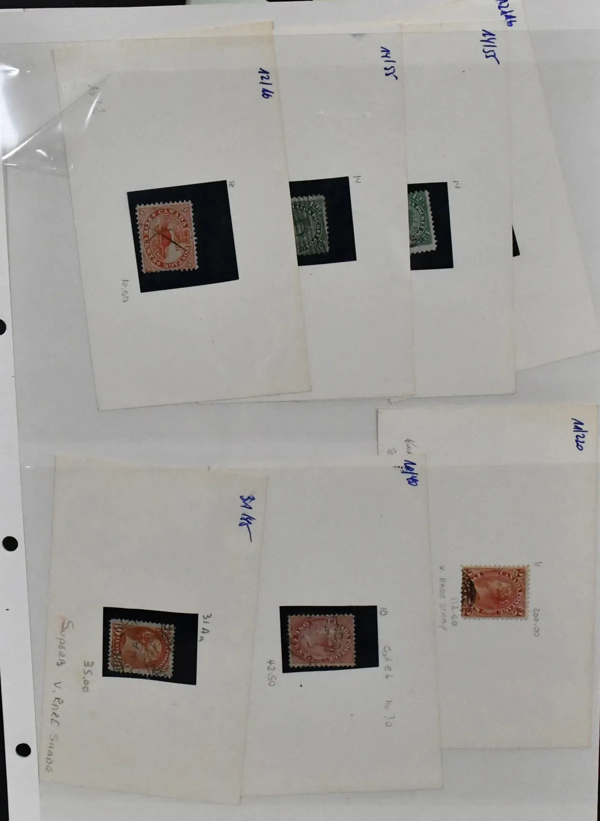 Kanada, ca. 1859-1965, und etwas Gebiete, hochwertig besetzte Slg. ab Nr. 10-14, diese teils mehrfach, einiges ungebraucht wie Nr. 13C und 14 (dadurch hier…