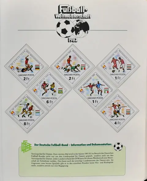 Football World Cups, two-volume subscription collection, mostly mint, with many overseas issues and blocks, on 80 pages