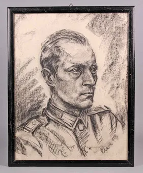 WEHRMACHT PORTRAIT - signiert 1940.