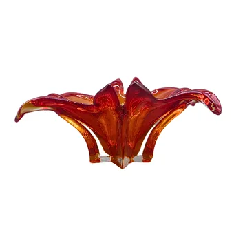 MURANOGLAS SCHAAL IN BLOEMVORM.