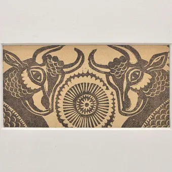 JEAN ALEXIS MORIN (1877 - 1940). "JEAN-MORIN", GRAVURE SUR BOIS ORIGINALE, SANS TITRE, 1930, SOUS PASSE-PARTOUT.