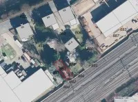 Dortmund quartier Marten : terrain le long d'une voie ferrée