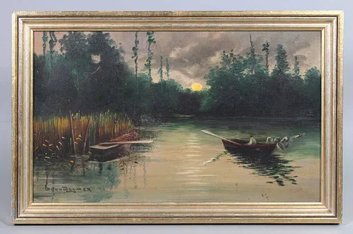 Pêcheur au clair de lune, Bruno Zeumer.
