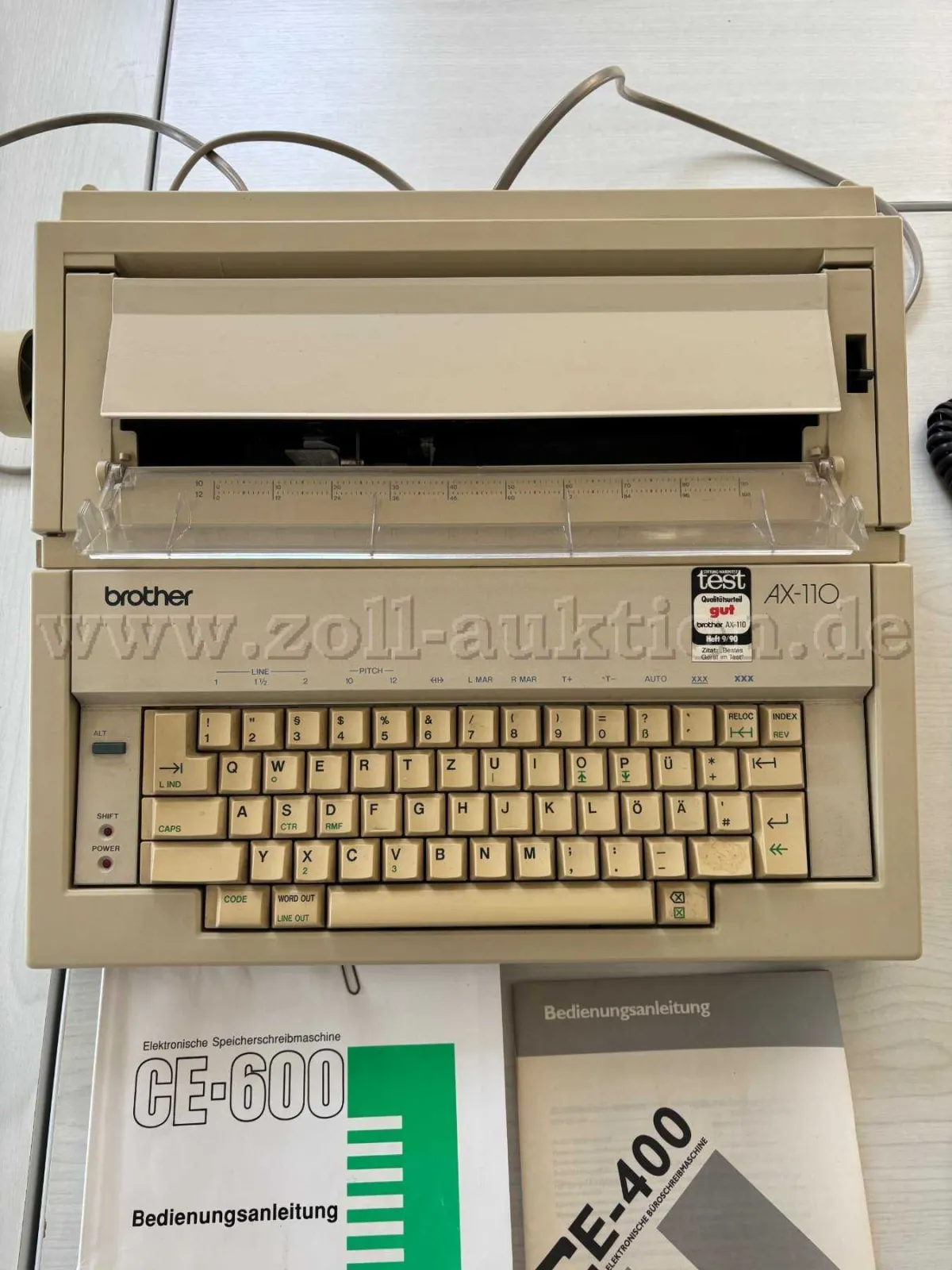 1 typemachine "Brother AX 110"