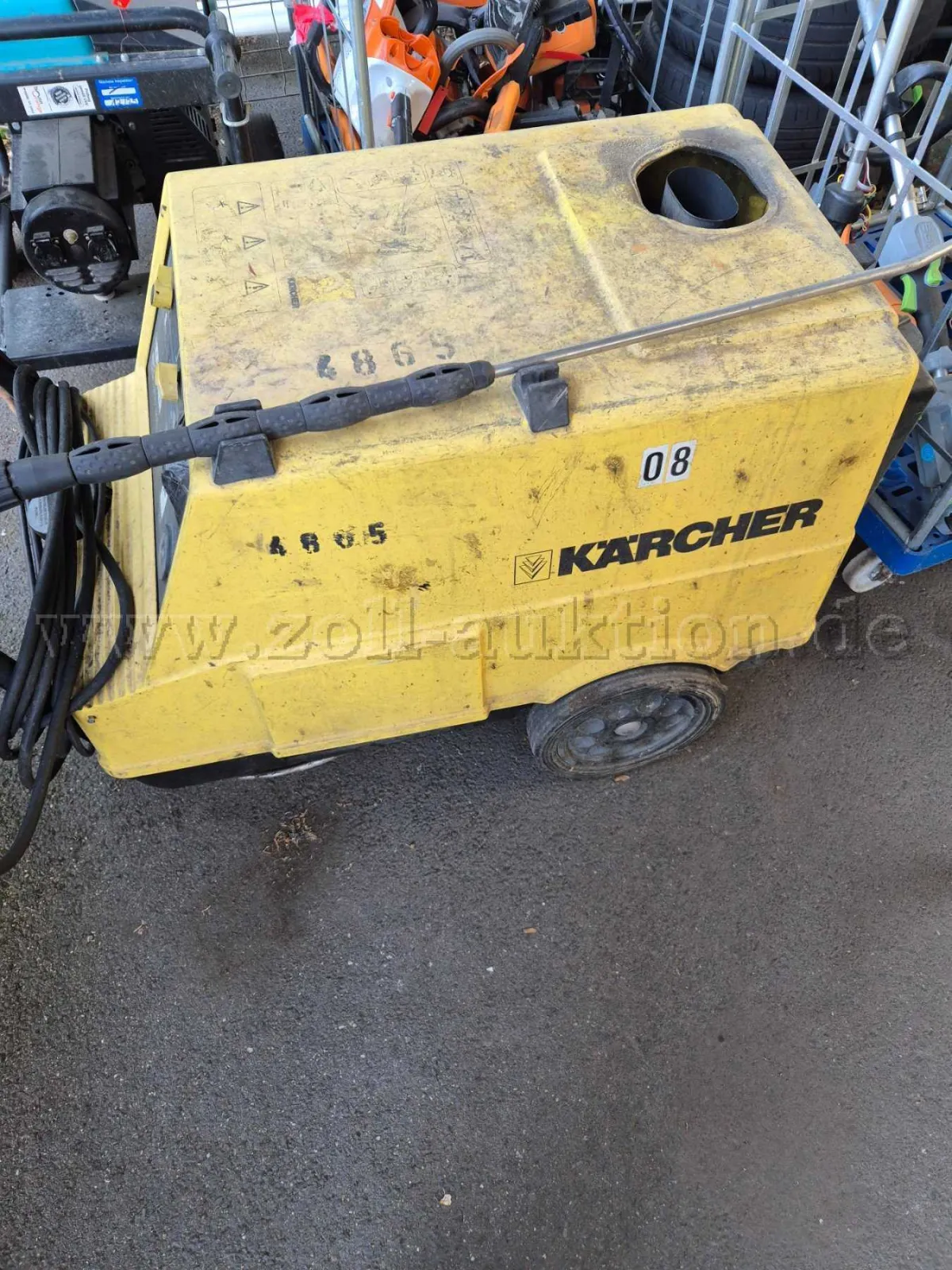 1 Kärcher HDS 750 heetwater hogedrukreiniger defect