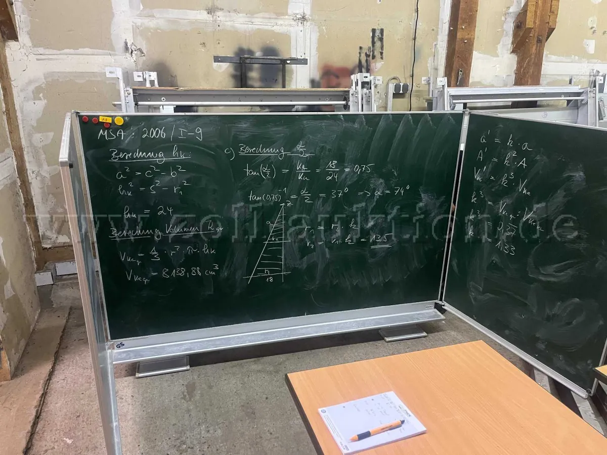 5 Degen Schultafeln Höhenverstellbar
