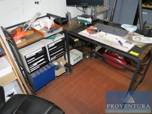 Bureau metaal donkergrijs
