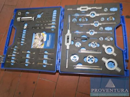 Tap and die set BERNER M3-M13 for internal and external threads