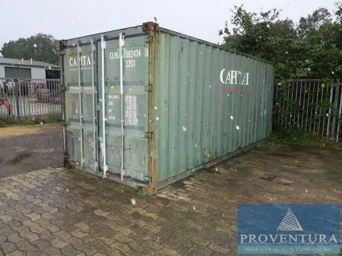 Seecontainer ca. 20 Fuß grün