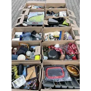12 boxes of miscellaneous items