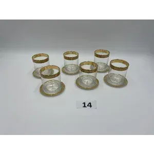 6 хрустальных стаканов