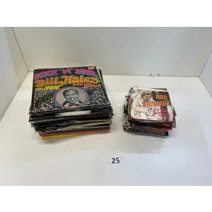 Lot de disques vinyles