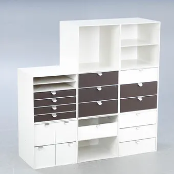 RISTOMATTI RATIA. Palaset Palanox. Modular storage boxes, Finland, 1970s (8).