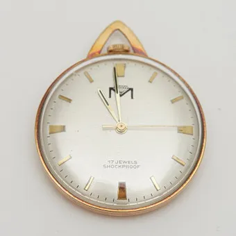 MEISTER UHRENFABRIK Lépine zakhorloge, 585 geelgoud, circa 1975, Duitsland.