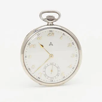 ALPINA. Montre de gousset de smoking, argent 800, vers 1935. Suisse.