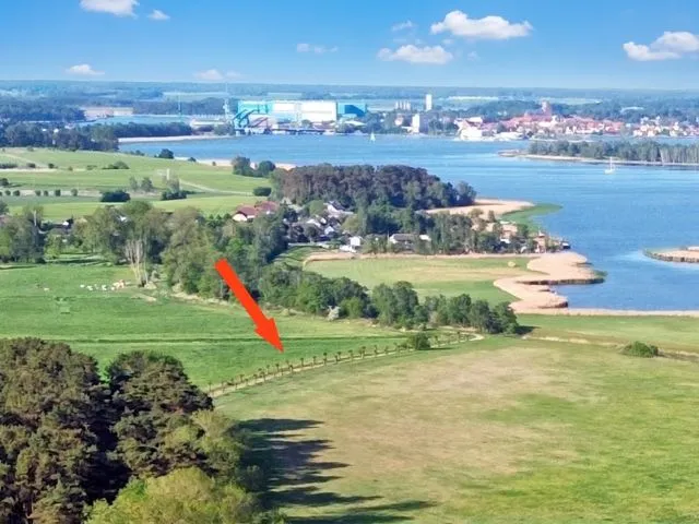 Verpachte kavel (tot 30.09.2027) op het eiland Usedom nabij het eiland Rohrplan en in directe nabijheid van de haven Zecherin