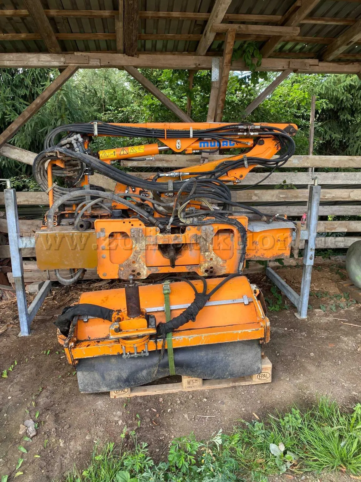 1 Frontauslegermähgerät MFK 500 mit Gestrüppmähkopf GMK 1200,Graßmähkopf