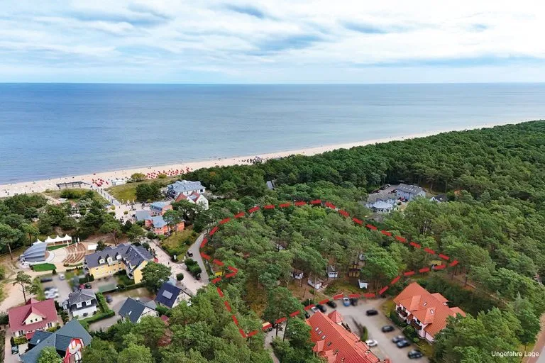 Groot vakantiecomplex op slechts ca. 150 m van het Oostzeestrand – Trassenheide