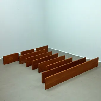 PÓŁKA ŚCIENNA / SYSTEM REGAŁÓW, teak, lata 70., Dania (10).