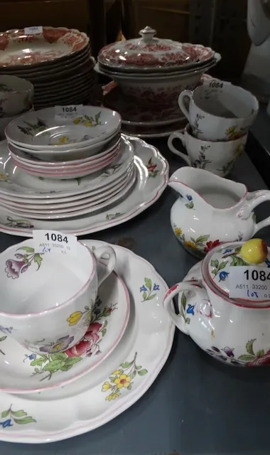 1 onvolledige servies Spode