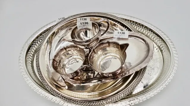 1 verzilverde koffiekern