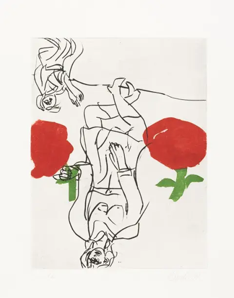 Georg Baselitz, Češka žena, 1997