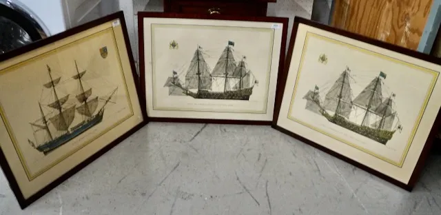3 Bilder "Segelschiffe"
