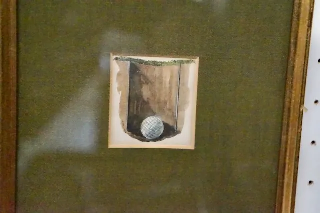 1 gravure de golf encadrée