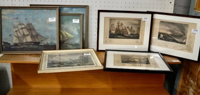 1 Lot Bilder, teils maritim