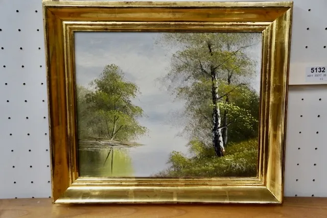 1 tableau "Arbre au lac"