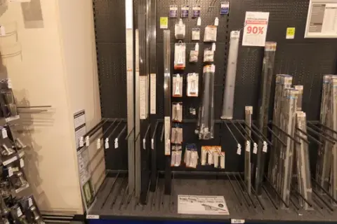 Lot curtain rails and accessories