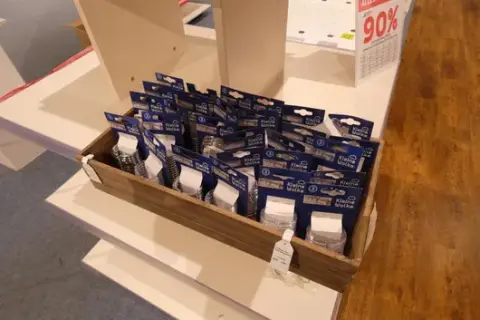 Lot of shower rings "Kleine Wolke"