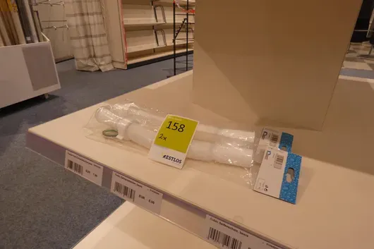 2x Jollyflex space-saving siphon