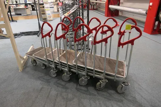 5x chariots plateaux