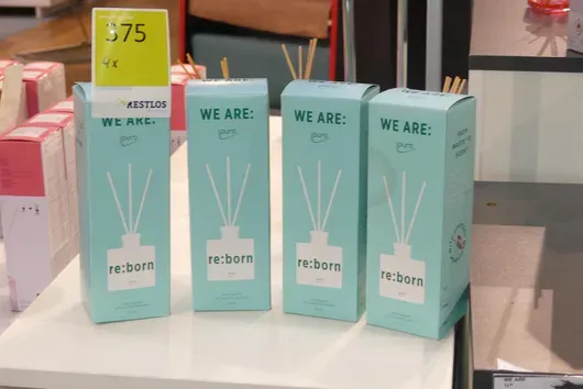 4x ipuro - Parfum d'intérieur « re:born », avec bâtonnets