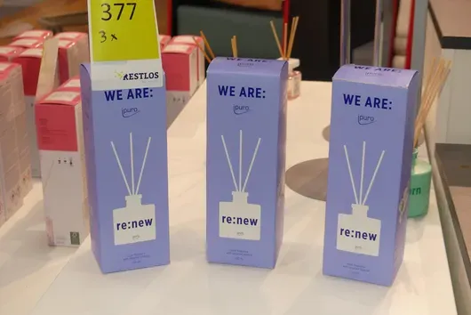 3x ipuro - Parfum d'intérieur « re:new » with upcycled jasmine, avec bâtonnets