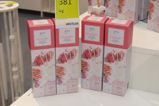 4x ipuro - Parfum d'intérieur Essentials « lovely flowers », avec bâtonnets