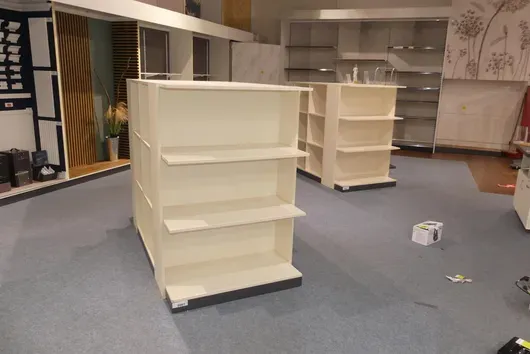 2x storage shelf